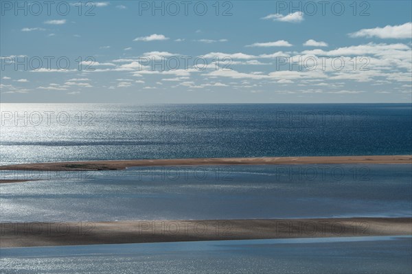 View of Baejarvaoa bay and the beach Rauoisandur