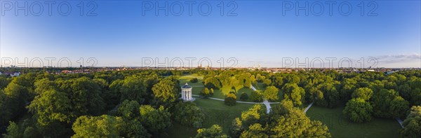 Panorama of the English Garden with Monopteros