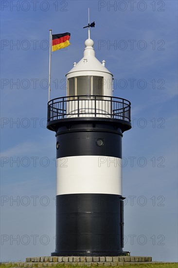 Lighthouse Kleiner Preusse at the port of Wremen