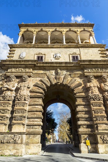 City gate Porta Nuova in the old town