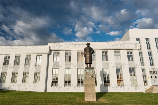 Monument by the Norwegian sculptor Gustav Vigeland to Snorri Sturluson