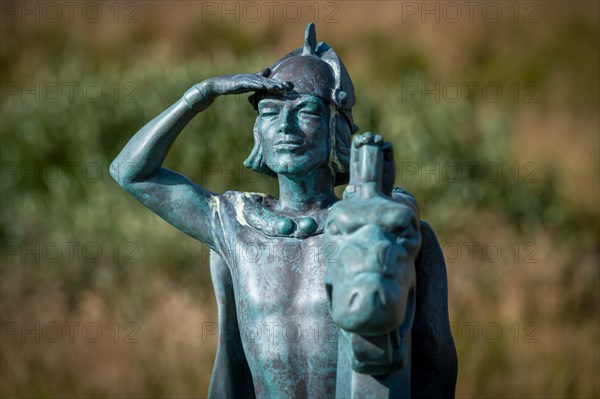 Sculpture of Viking Leif Eriksson
