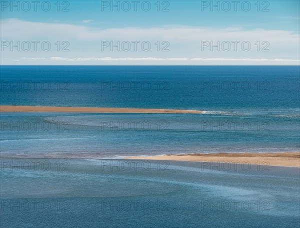 View of Baejarvaoa bay and the beach Rauoisandur