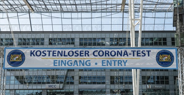 Free corona test at Munich Airport