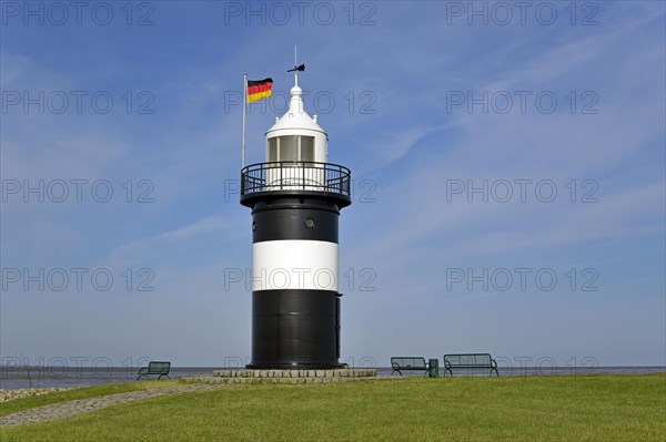 Lighthouse Kleiner Preusse at the port of Wremen