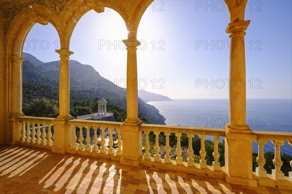 View from the loggia of Son Marroig mansion