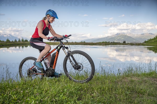 Mountain biker