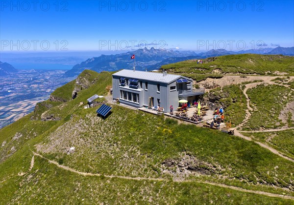 Cabane de la Tourche mountain hut of the Swiss Alpine Club SAC