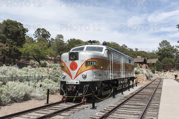 Historic diesel locomotive