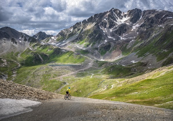 Mountain biker