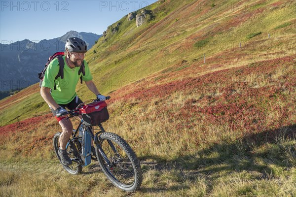 Mountain biker