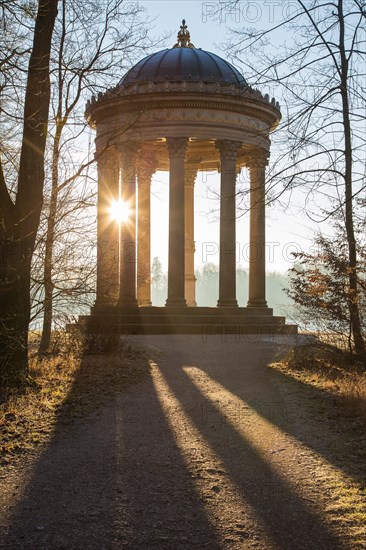 Temple of Apollo in the park of Nymphenburg Castle