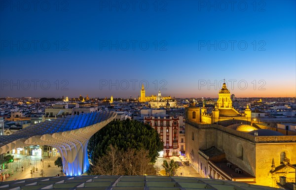 View from Metropol Parasol over the city