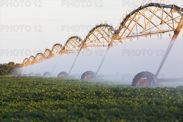 Irrigation of soybean crops at Luis Eduardo Magalhaes