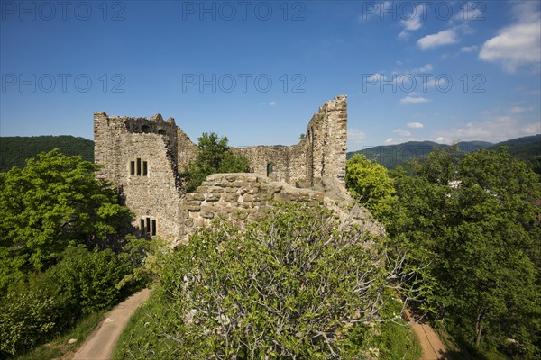 The ruins of Baden Castle