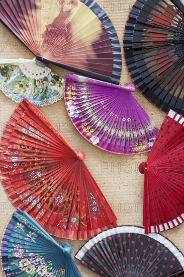 Handmade fans as souvenir