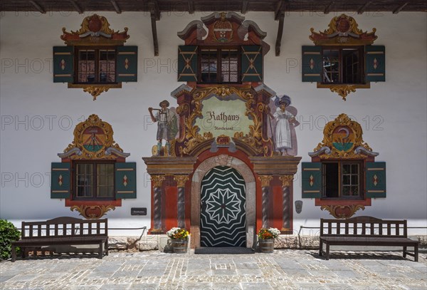 Lueftlmalerei am Rathaus