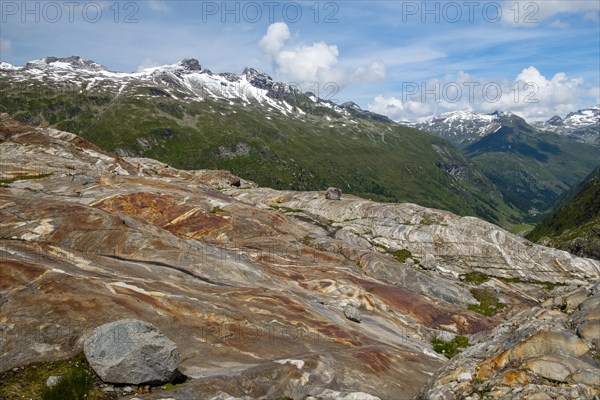 Mountain landscape near the glacier Schlatenkees
