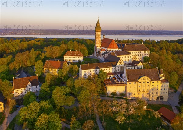 Monastery Andechs in the morning light