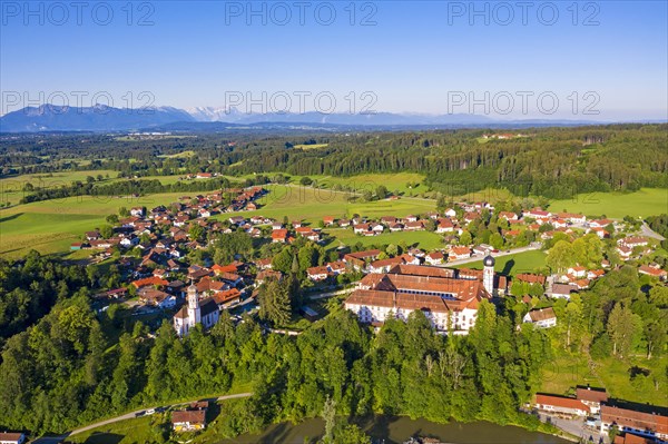 Beuerberg with Marienkirche and monastery