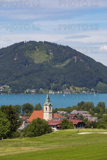 Weyregg am Attersee with Weyregg Golf Club