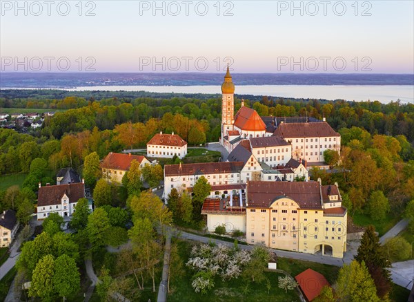 Monastery Andechs in the morning light