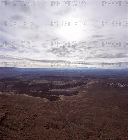 View of erosion landscape from Grand View Point Overlook