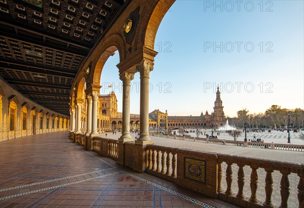 Plaza de Espana in the evening light