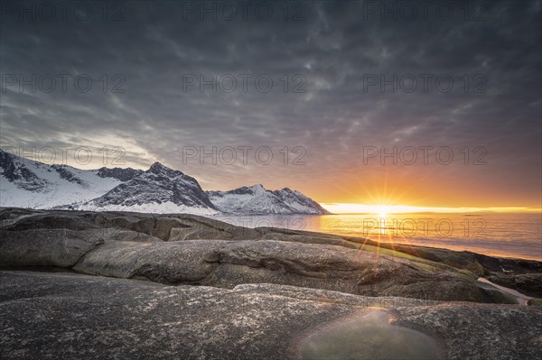 Rocky beach of Tungeneset