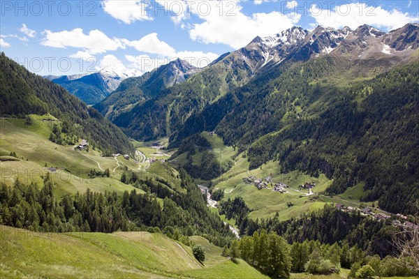 Alpine landscape near Timmelsjoch