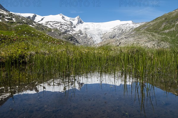 Mountain landscape with glacier Schlatenkees
