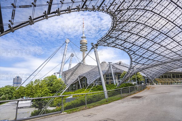 Olympic tower with Olympic tent roof