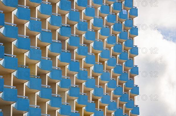 High-rise building facade