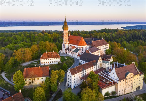 Monastery Andechs in the morning light