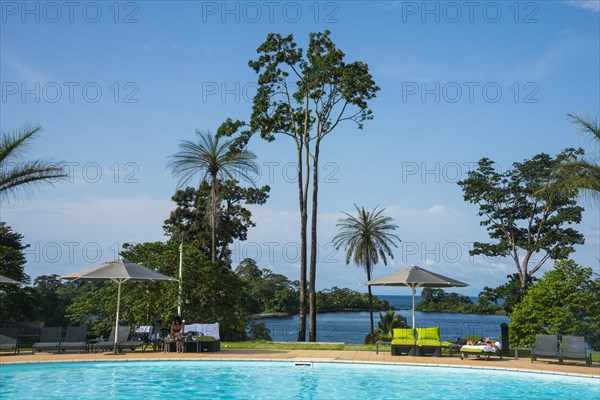 Swimming pool of the Sofitel hotel