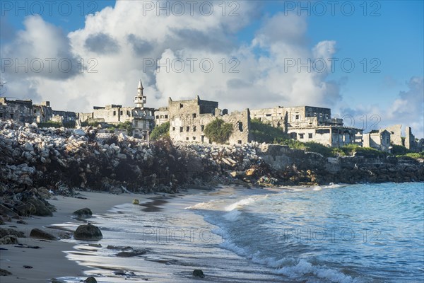 The old italian harbour of Mogadishu