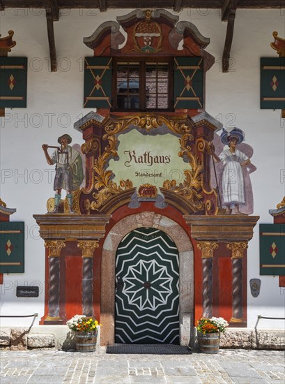 Lueftlmalerei am Rathaus