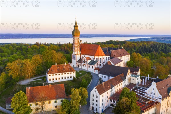 Monastery Andechs in the morning light