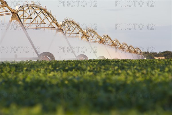 Irrigation of soybean crops at Luis Eduardo Magalhaes