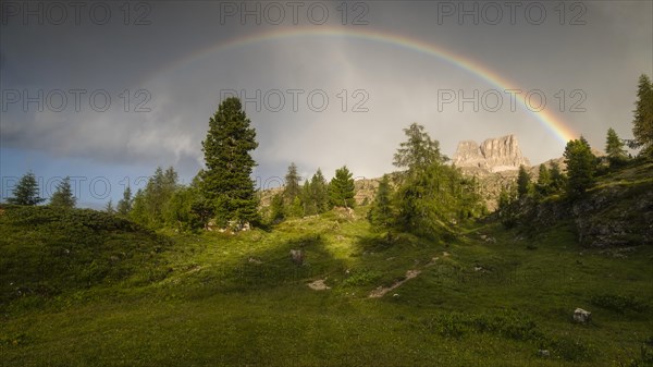 Rainbow over Monte Averau