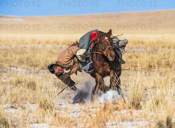 Traditional Mongolian rider