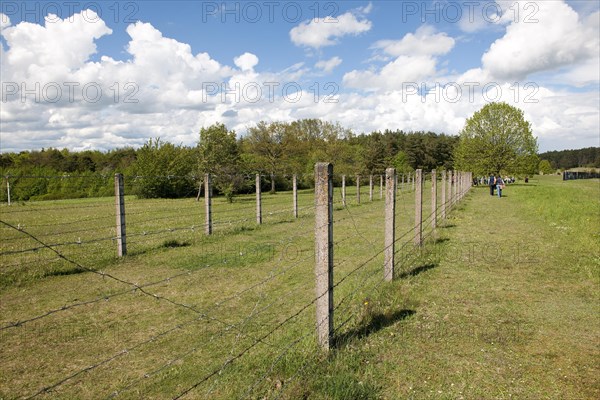 Preserved tail of the original GDR border fence