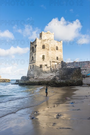 The italian lighthouse in Mogadishu