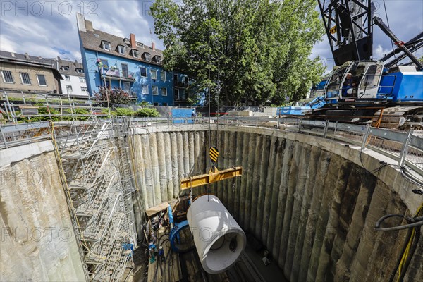 New construction of the Berne sewer