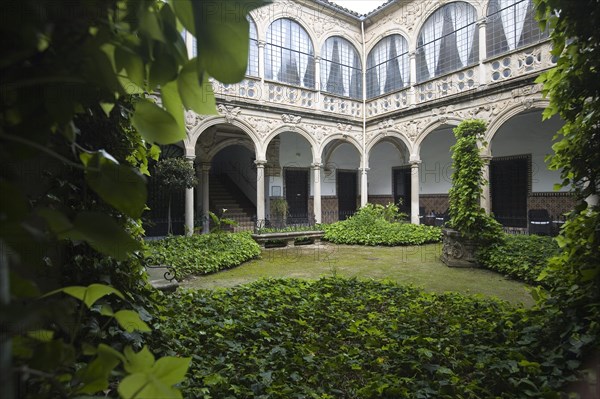 Courtyard of La Rambla Palace in Baeza