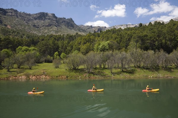 Kayaking on the Guadalquivir River