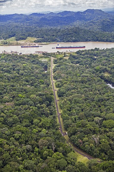 Bunkers along the Panama Canal