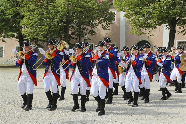 Ulmer Binder Dance in the monastery yard in Wiblingen