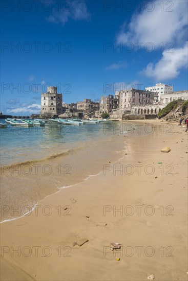 The old italian harbour with its lighthouse