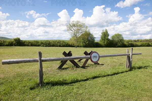 Historical first post-war border security between East Zone and West Germany